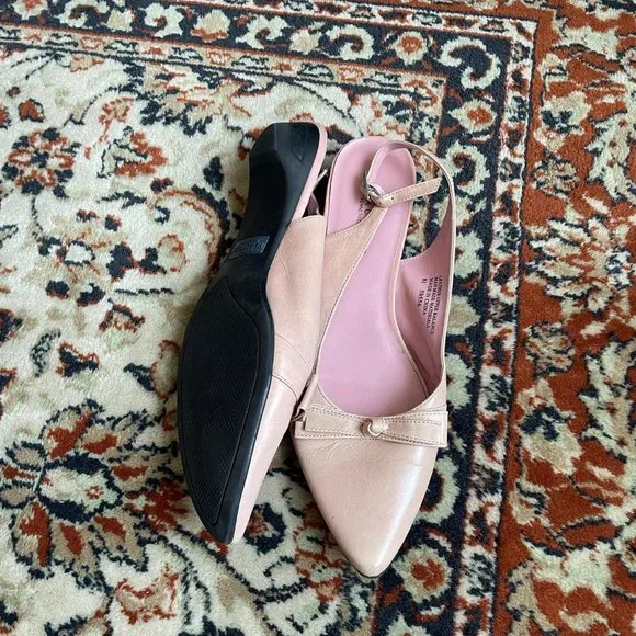 Pink pointed deals flats